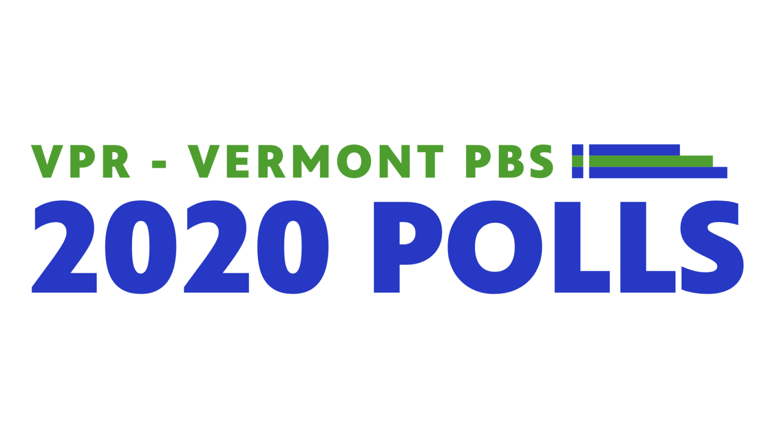 Logo for the VPR - Vermont PBS 2020 Polls